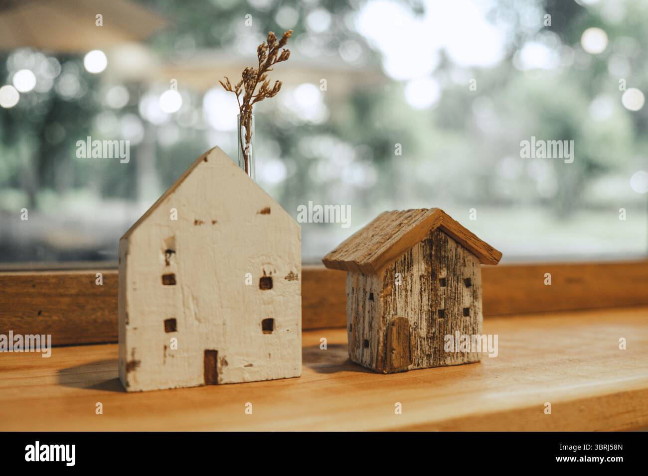 Accueil Sweet home accueil soins à domicile soins de jour familiaux distancingMortgage investissement immobilier et nouveau concept de maison Banque D'Images