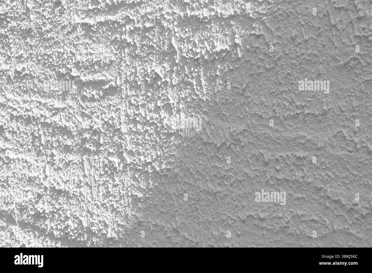 Texture de mur de ciment blanc avec motif naturel forme abstraite pierre de béton pour le fond Banque D'Images