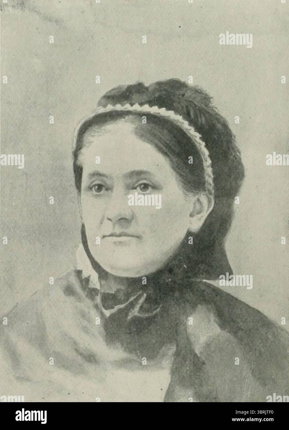 LUCY LARCOM UNE femme du siècle (page 458 crop). Banque D'Images