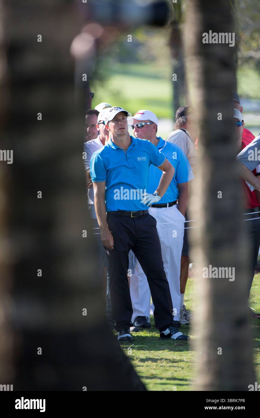 Alexander Noren 2015 WGC Cadillac Championship, Trump National Doral Blue Monster GC, Miami, Floride, Amérique, États-Unis le Championnat WGC-Cadillac 2015 a eu lieu du 5 au 8 mars 2015, au Trump National Doral à Doral, Floride, sur le célèbre Blue Monster course. Dustin Johnson remporte son deuxième titre aux Championnats du monde de golf avec une performance impressionnante, terminant à 9 sous le par (279). Il a remporté une victoire à quatre temps sur le deuxième le championnat WGC-Cadillac 2015 s'est tenu du 5 au 8 mars 2015 au Trump National Doral à Doral, en Floride, sur le célèbre cours Blue Monster Banque D'Images