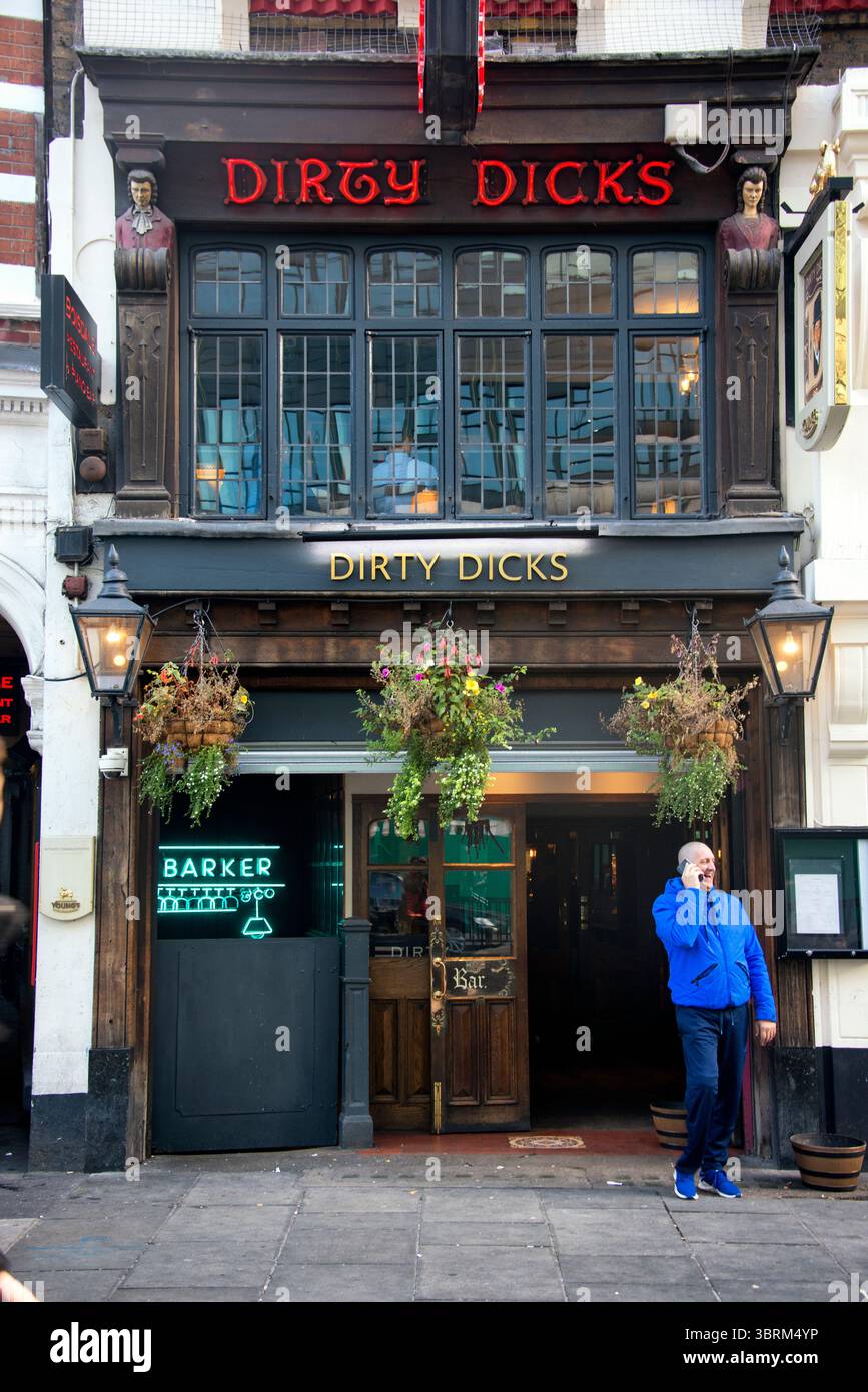 vue du pub à londres, avec nom uniq Banque D'Images