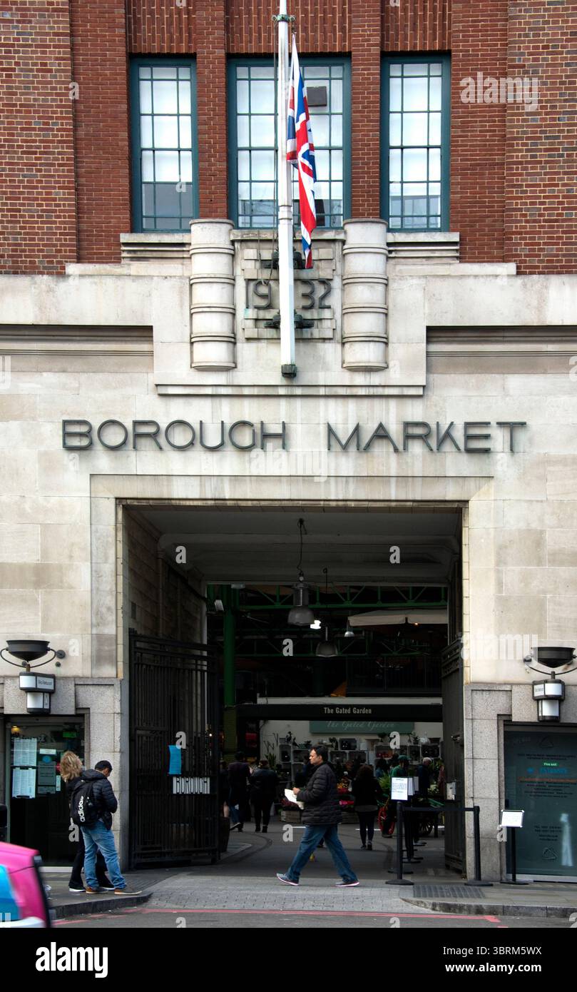 Borough Market à Londres City Banque D'Images