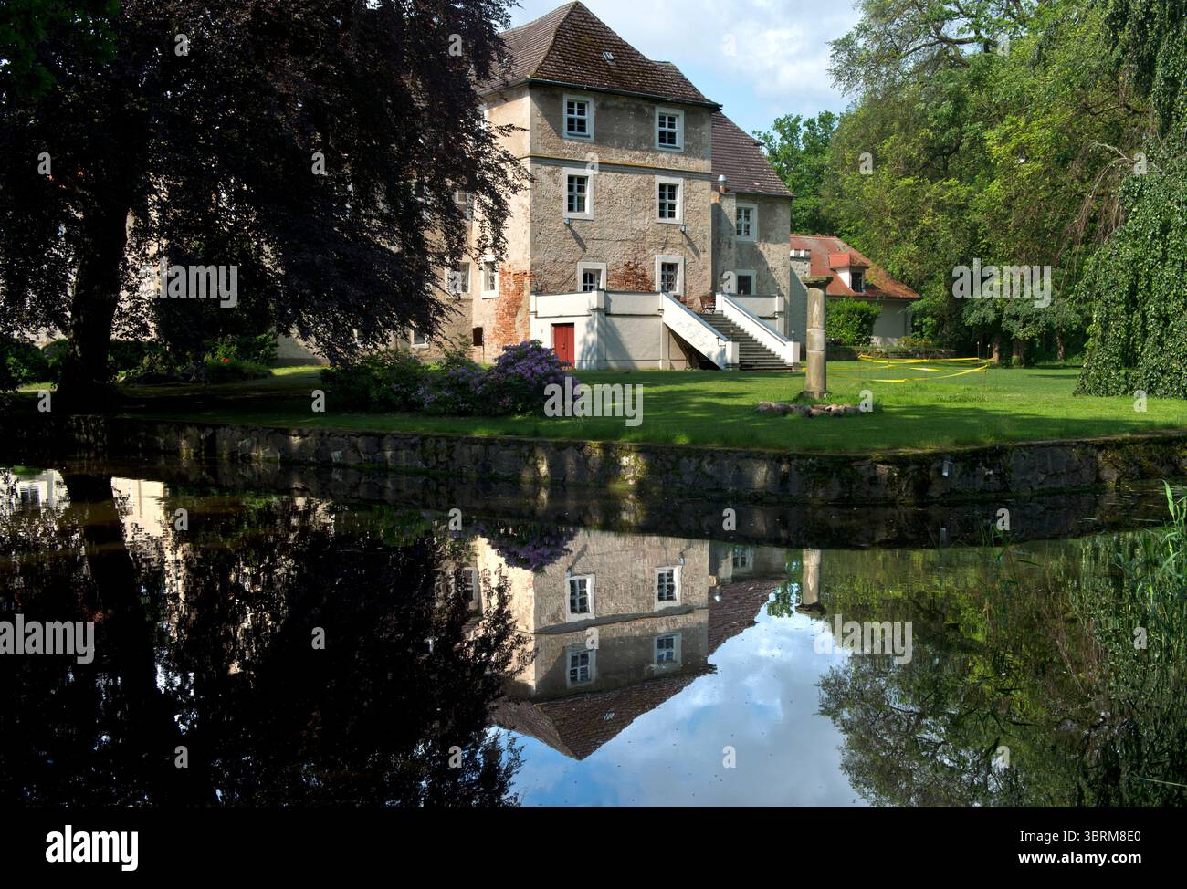 Château d'eau de Mellenthin, Mellenthin, île d'Usedom, Mecklembourg-Poméranie occidentale, Allemagne Banque D'Images