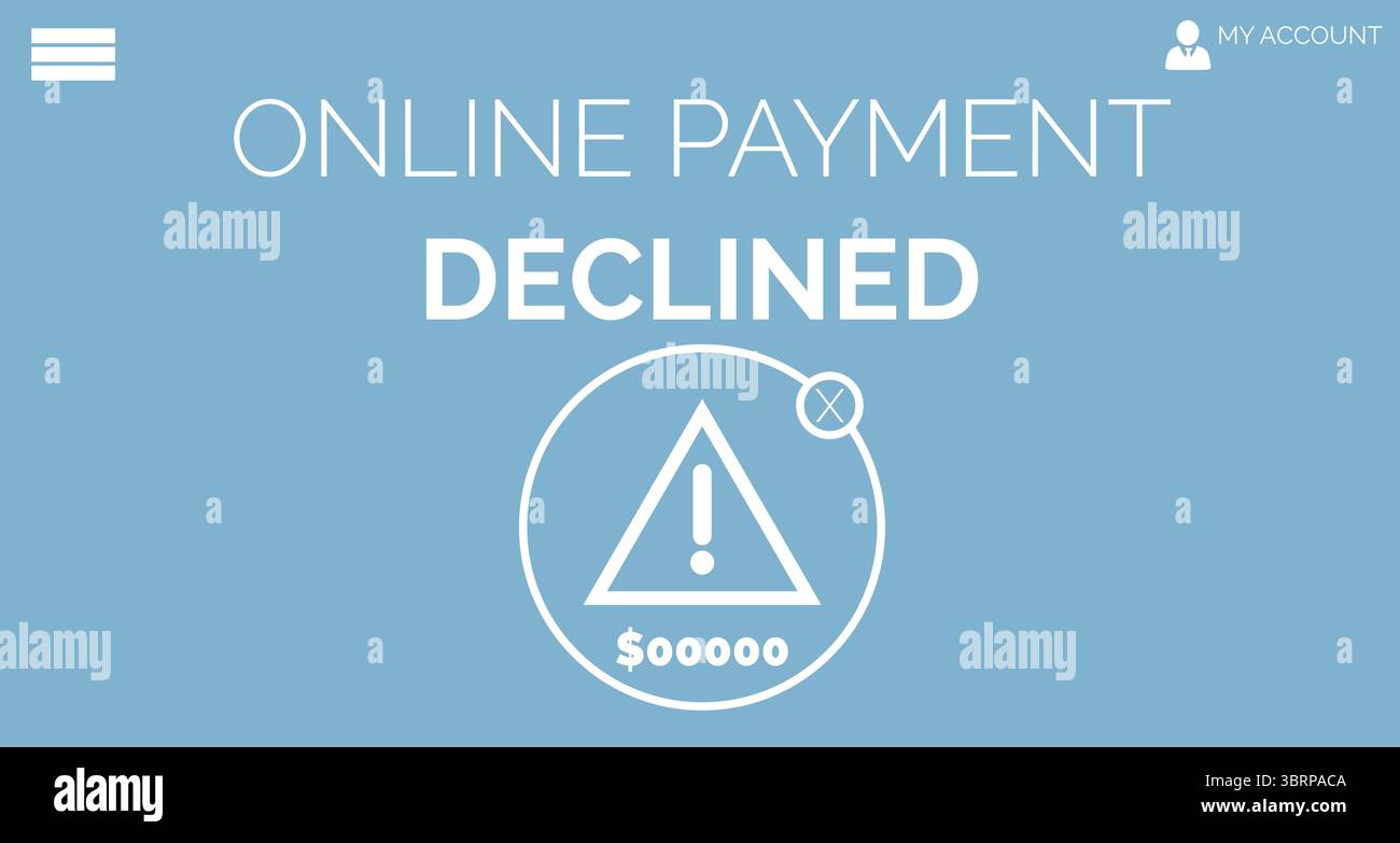 Texte de paiement en ligne affiché Banque D'Images