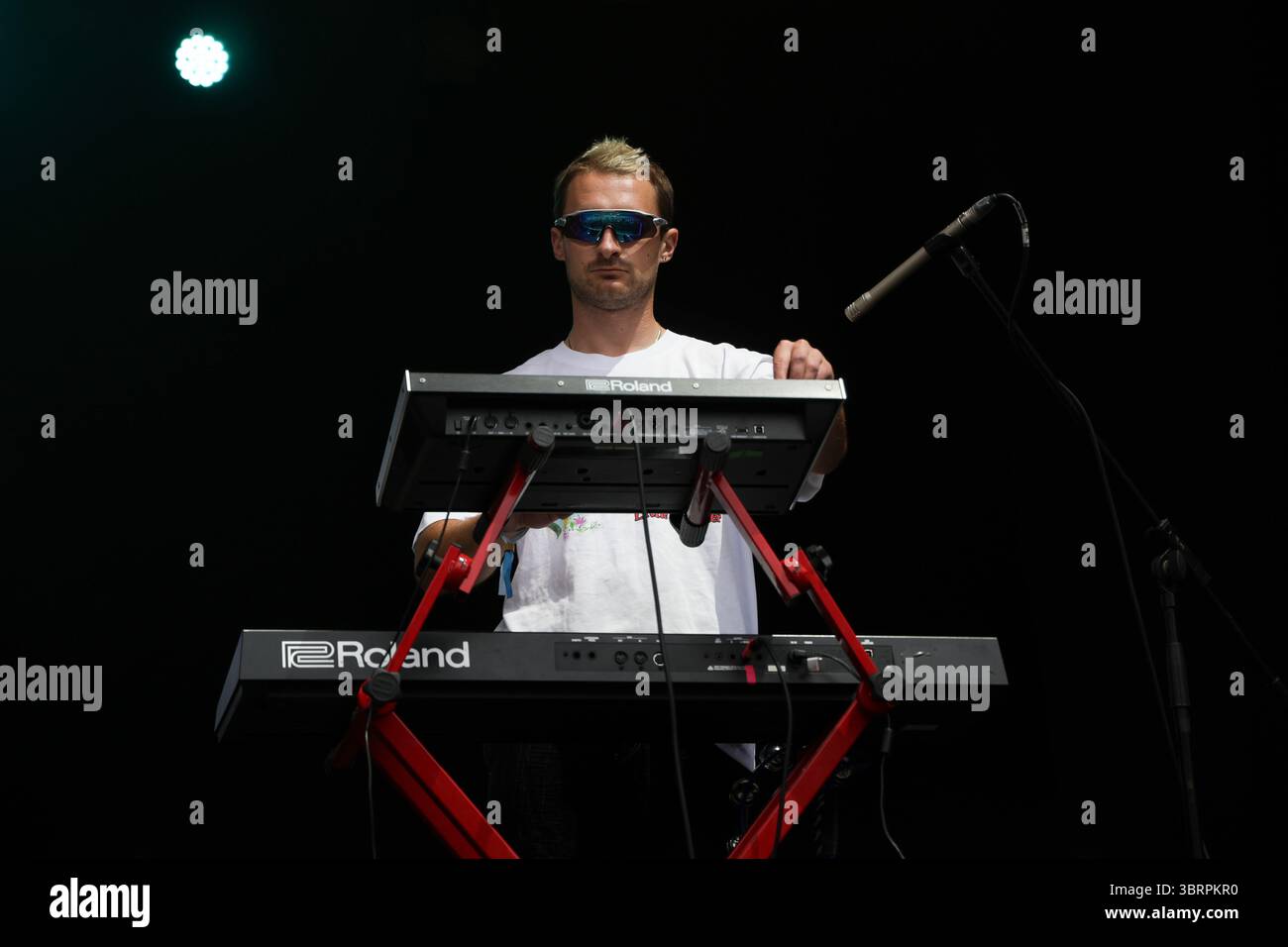 Projet Eden, Cornwall, Royaume-Uni. 13 juillet 2025. L'équipe sportive se produit à Eden sessions, Eden Project, Cornwall, le 13 juillet 2025. Crédit : Jill O'Donnell/Alamy Live News Banque D'Images