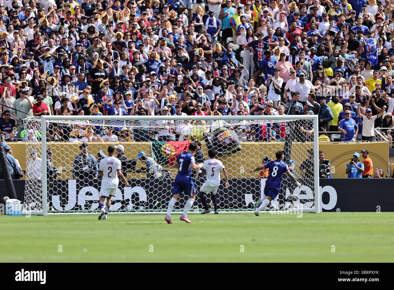 New Rutherford. New Jersey, États-Unis. 13 juillet 2025 : MetLife Stadium, New Rutherford, NJ, USA. Finale de la Coupe du monde des clubs de la FIFA, Chelsea contre PSG : crédit : action plus Sports images/Alamy Live News Banque D'Images