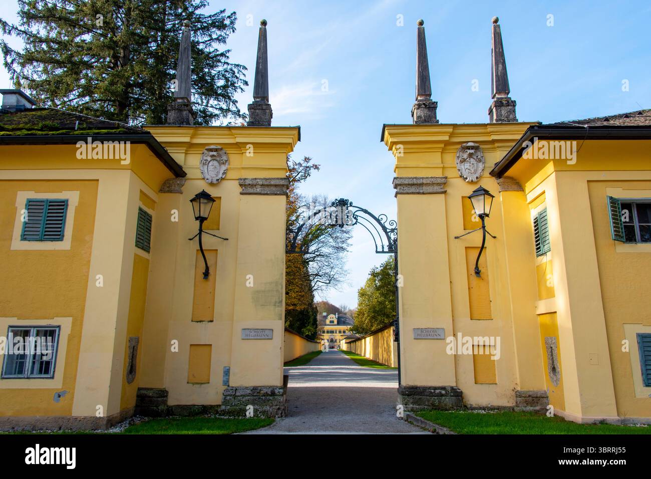 Palais Hellbrunn à Salzbourg - Autriche Banque D'Images