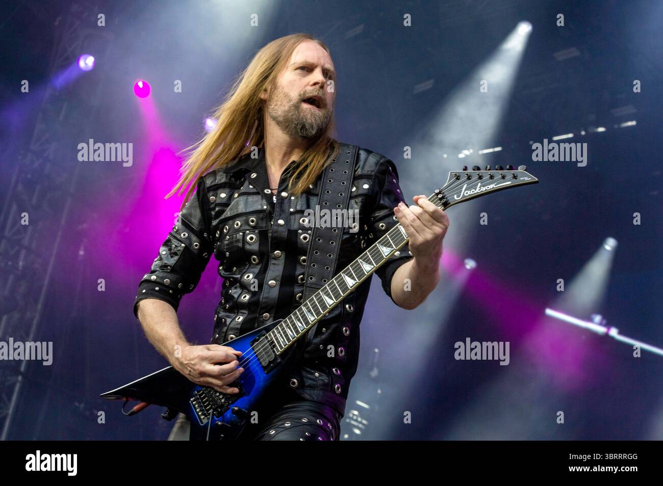 Andy Sneap von Judas Priest live beim Scorpions & Friends Coming Home -Jubiläumskonzert in der Heinz von Heiden Arena. Hanovre, 05.07.2025 *** Andy Sneap de Judas Priest en direct au concert anniversaire des Scorpions Friends Coming Home au Heinz von Heiden Arena Hanovre, 05 07 2025 Foto :XC.xSpeidelx/xFuturexImagex prêtre_5009 Banque D'Images