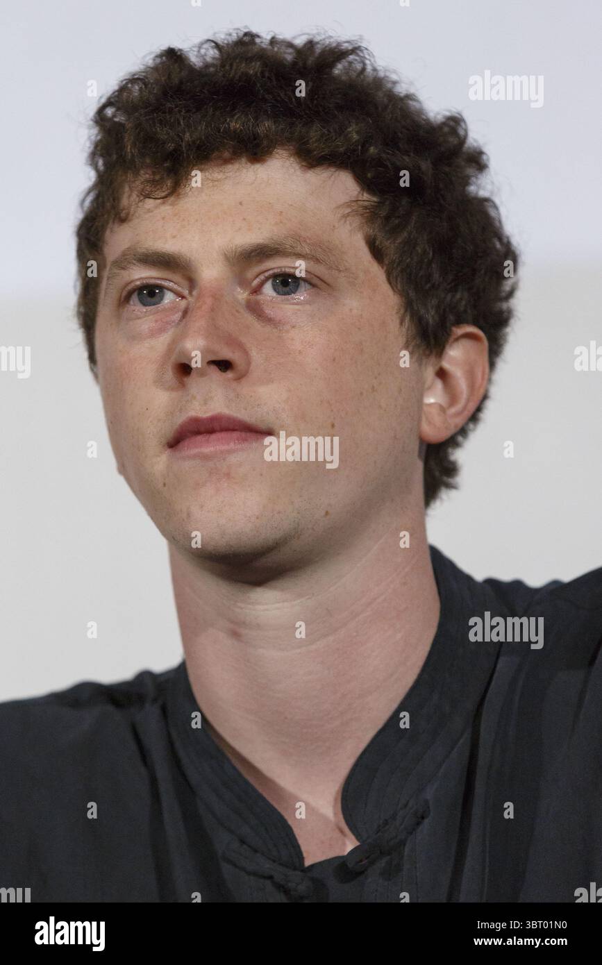 23 juin 2018 - Yokohama, Japon - L'acteur français Finnegan Oldfield assiste à un talk-show pour le film ''Marvin ou la belle education'' pendant le Festival du film Français au Japon 2018 à Yokohama, Japon. Après la projection du film ''Marvin ou la belle éducation'', la réalisatrice Anne Fontaine et l'acteur Finnegan Oldfield ont échangé leurs points de vue et répondu aux questions des médias et des fans dans le cadre du Festival du film Français au Japon 2018 qui s'est tenu jusqu'au 24 juin. (Crédit image : © Rodrigo Reyes Marin/via ZUMA Wire via ZUMA Wire) Banque D'Images