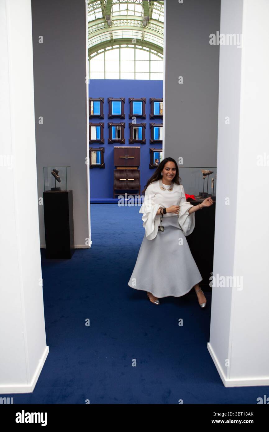 12 septembre 2019, Paris, France : Bahrain Art in Grand Palais, la Biennale Paris, la Foire universelle de l'art, Paris (crédit image : © Ania Freindorf/ZUMA Wire) Banque D'Images