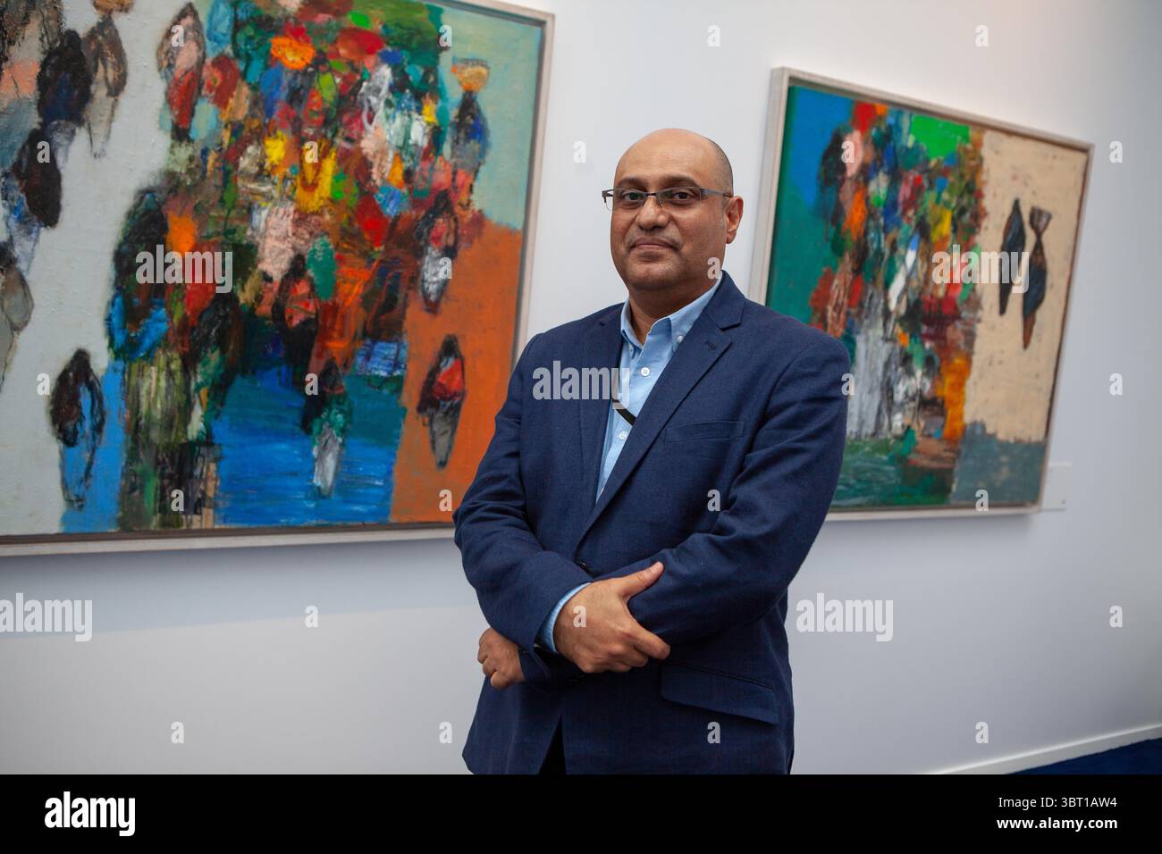 12 septembre 2019, Paris, France : Bahrain Art in Grand Palais, la Biennale Paris, la Foire universelle de l'art, Paris (crédit image : © Ania Freindorf/ZUMA Wire) Banque D'Images