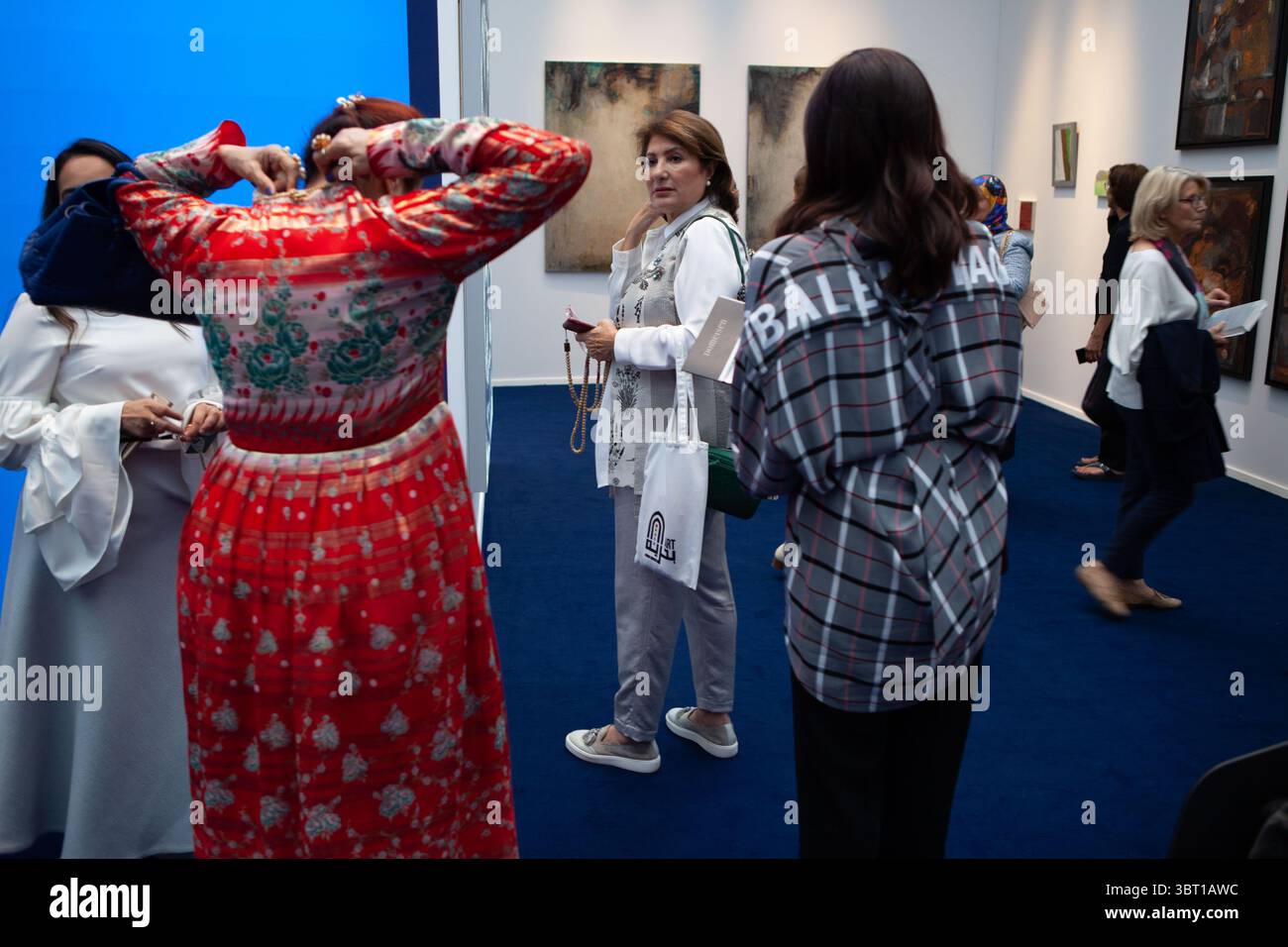 12 septembre 2019, Paris, France : Bahrain Art in Grand Palais, la Biennale Paris, la Foire universelle de l'art, Paris (crédit image : © Ania Freindorf/ZUMA Wire) Banque D'Images