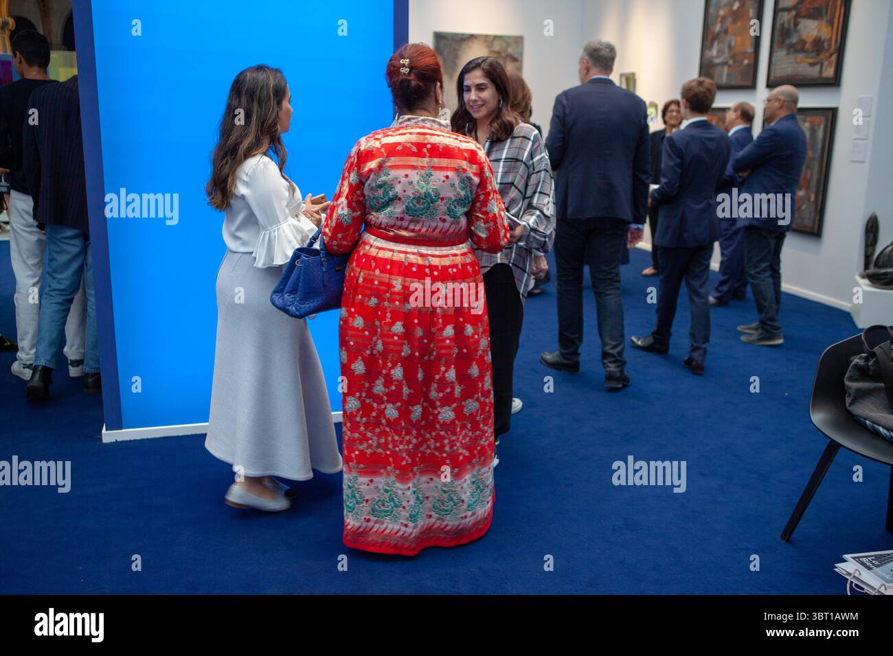 12 septembre 2019, Paris, France : Bahrain Art in Grand Palais, la Biennale Paris, la Foire universelle de l'art, Paris (crédit image : © Ania Freindorf/ZUMA Wire) Banque D'Images