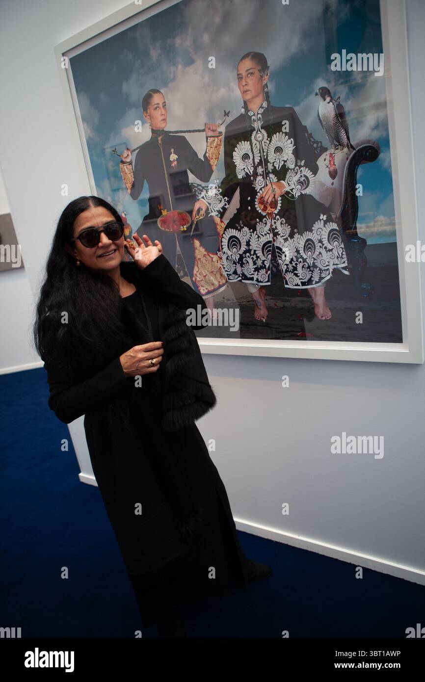 12 septembre 2019, Paris, France : Bahrain Art in Grand Palais, la Biennale Paris, la Foire universelle de l'art, Paris (crédit image : © Ania Freindorf/ZUMA Wire) Banque D'Images