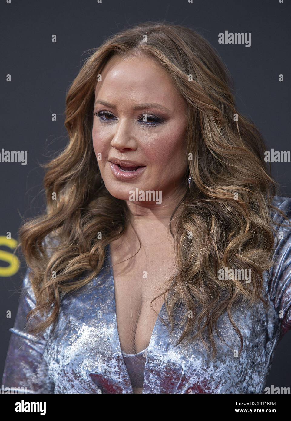 14 septembre 2019, Los Angeles, Californie, États-Unis d'Amérique : Leah Remini sur le tapis rouge des Creative Arts Emmy Awards 2019 le samedi 14 septembre 2019 au Microsoft Theater de Los Angeles, Californie. JAVIER ROJAS/PI (crédit image : © Prensa Internacional via ZUMA Wire) Banque D'Images
