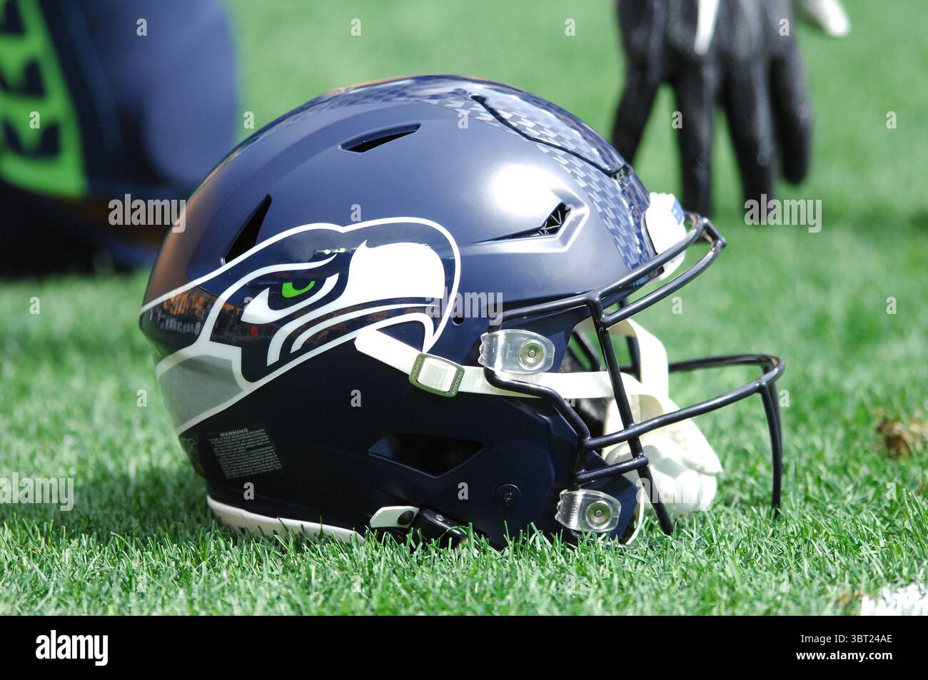 15 septembre 2019 : casque Seahawk lors des Steelers de Pittsburgh vs Seattle Seahawks au Heinz Field à Pittsburgh, PA. Jason Pohuski/CSM(image de crédit : &copy ; Jason Pohuski/CSM via ZUMA Wire) Banque D'Images