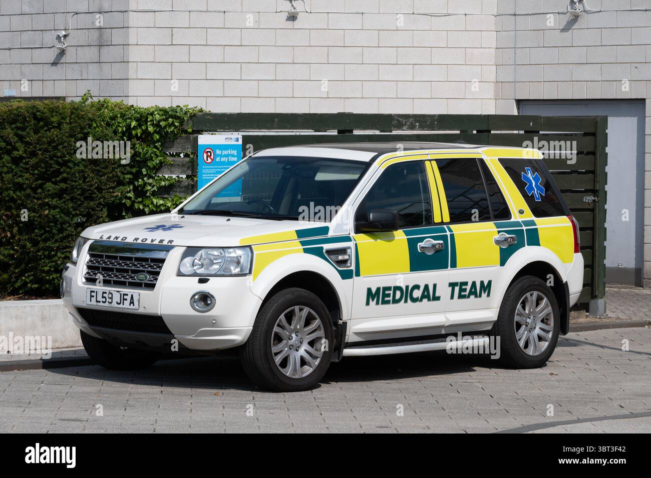 Véhicule de l'équipe médicale, Université de Warwick, Royaume-Uni Banque D'Images