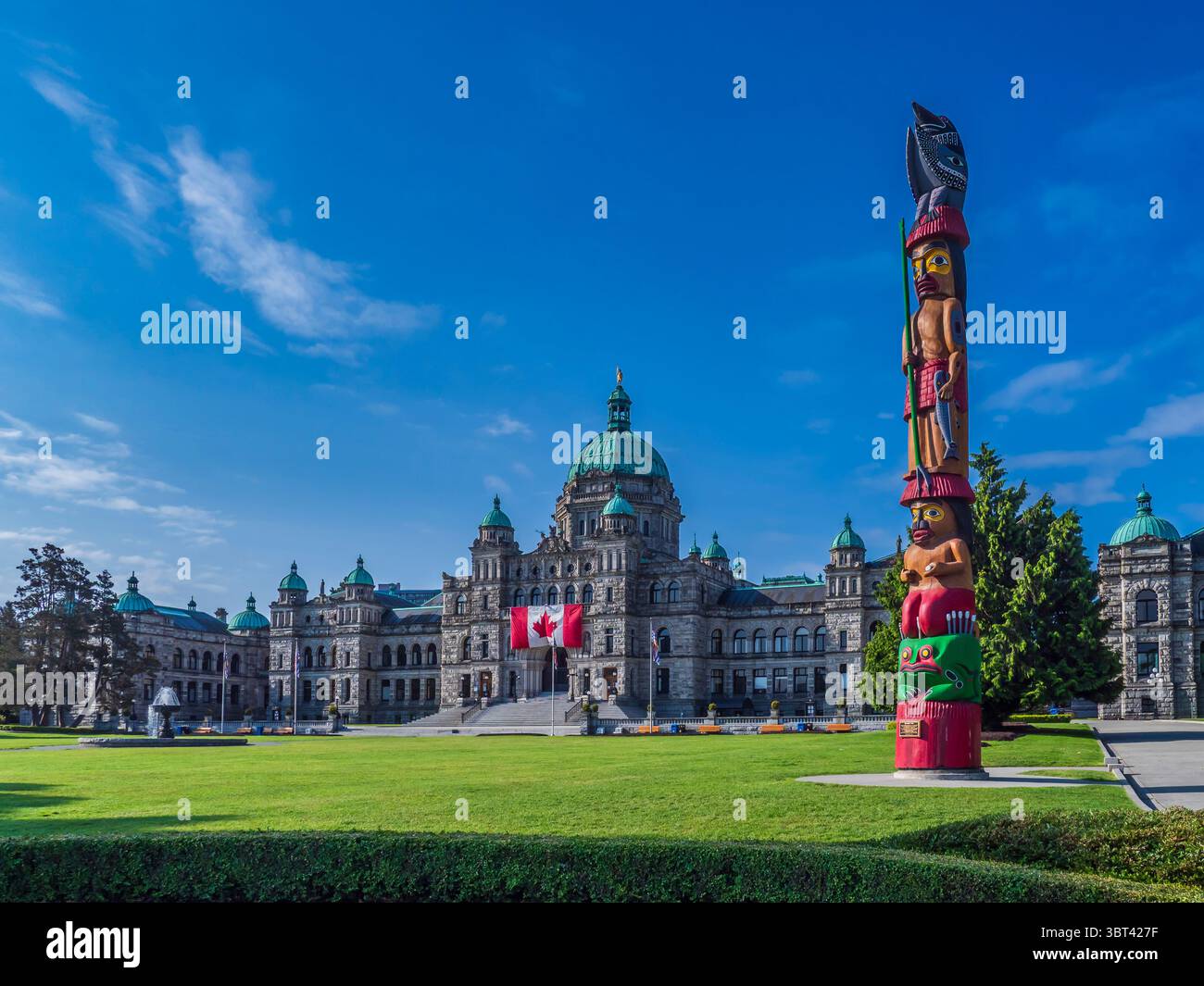 Bâtiment Partiment, Victoria, Colombie-Britannique, Canada. Banque D'Images