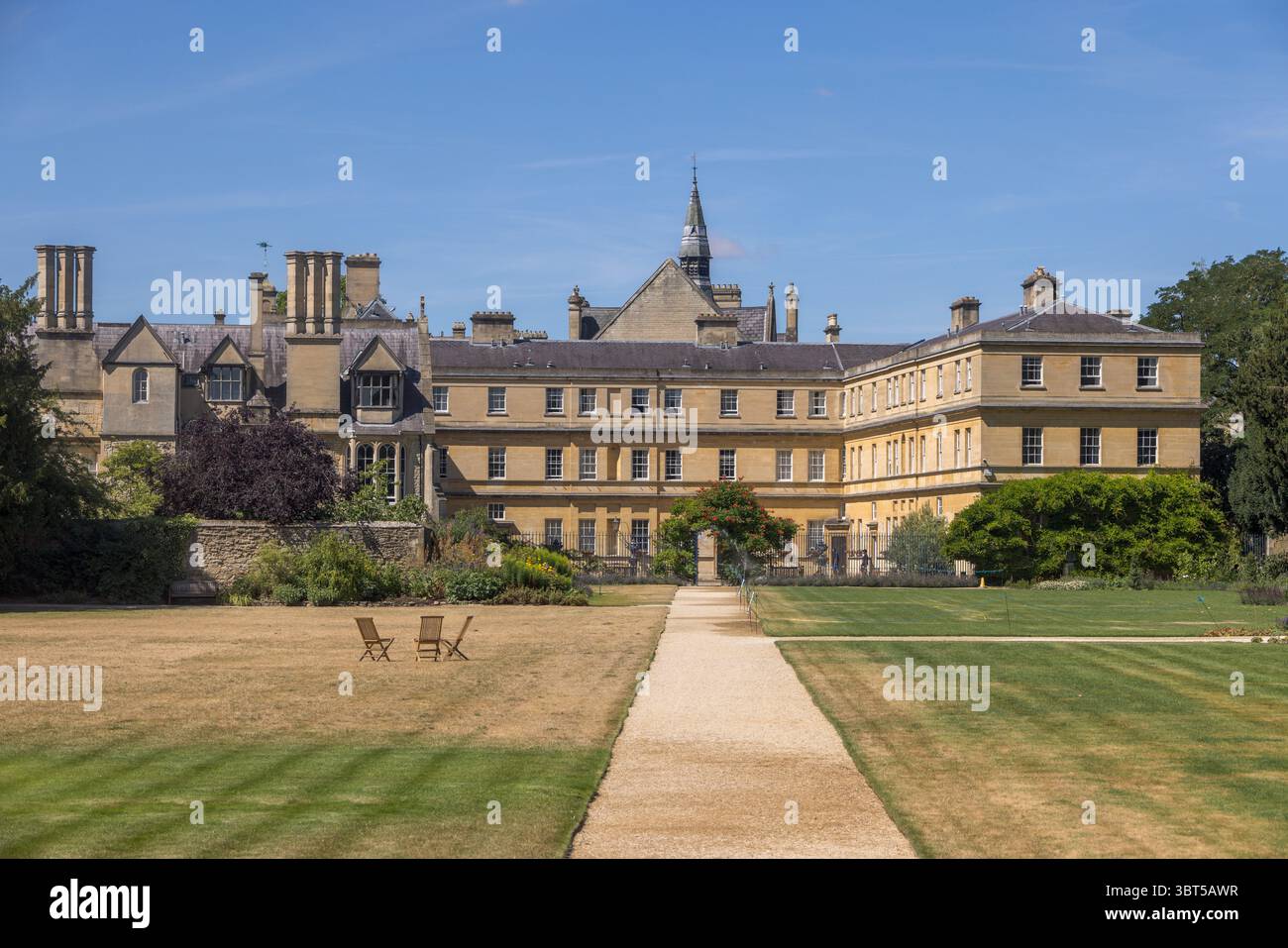 Trinity College Gardens, Oxford, Angleterre, Royaume-Uni Banque D'Images