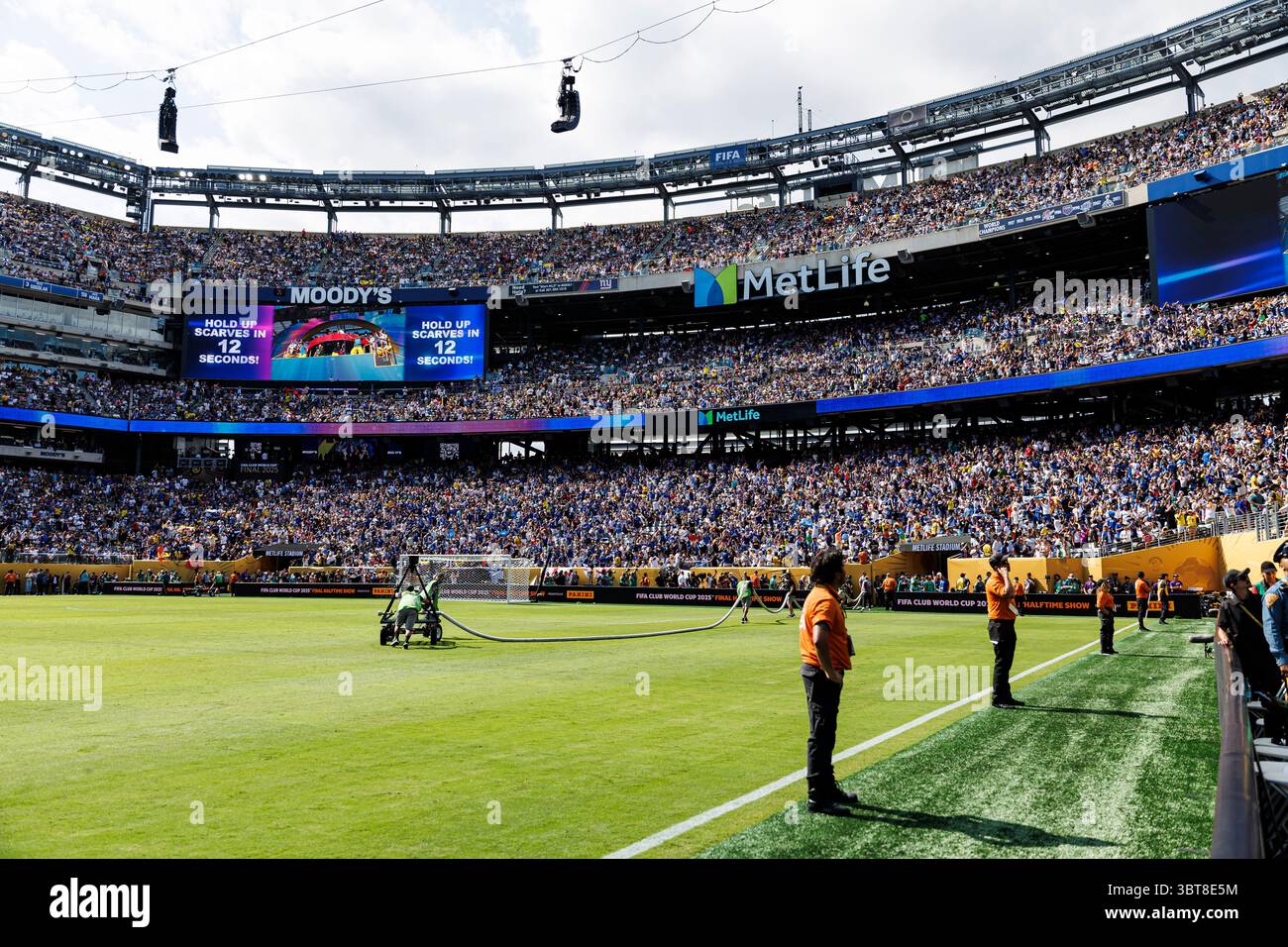New Jersey - 13 juillet : vue générale du stade MetLife lors de la finale de la Coupe du monde des clubs FIFA 2025 entre Chelsea FC et le Paris Saint-Germain A. Banque D'Images New Jersey - 13 juillet : vue générale du stade MetLife lors de la finale de la Coupe du monde des clubs FIFA 2025 entre Chelsea FC et le Paris Saint-Germain A. Banque D'Images