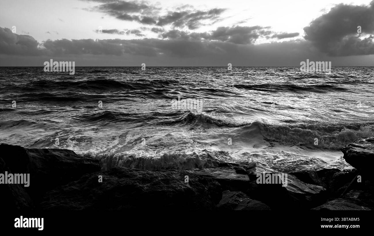 Plage du parc Somerton Banque D'Images