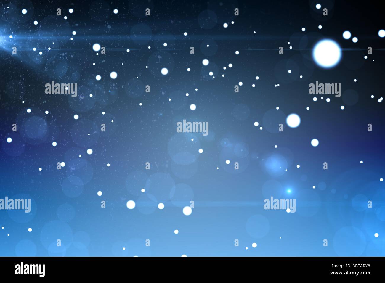 Starry night sky bleu foncé Banque D'Images