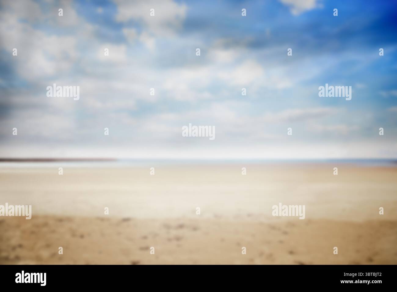 Vue panoramique sur le rivage à la plage Banque D'Images