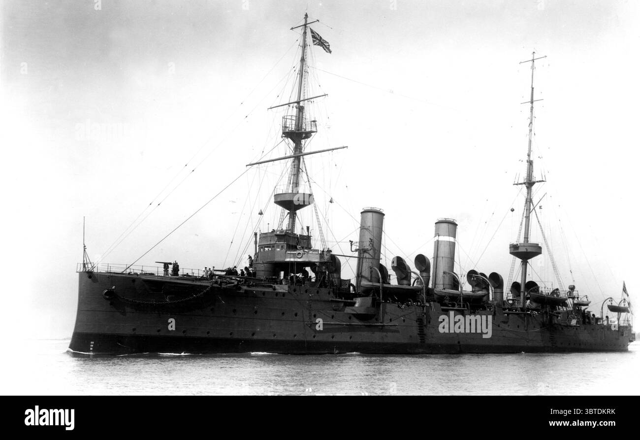 HMS Dido. 1914 - 1918 Banque D'Images
