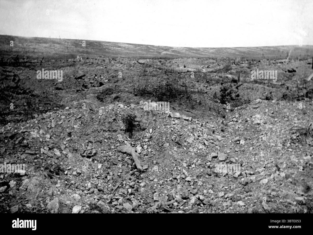 Ruines , Front occidental . Banque D'Images