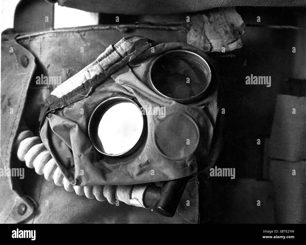 Masque à gaz . Première Guerre mondiale . Banque D'Images
