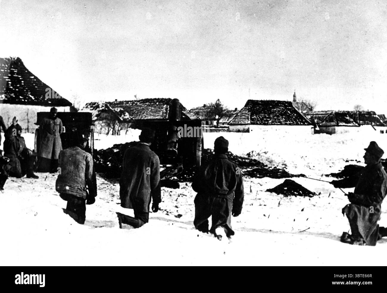 Tir Haubitze 15cm Banque D'Images