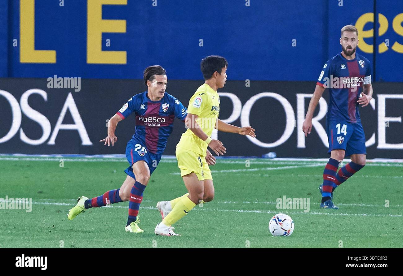 13 septembre 2020, Villarreal, CASTELLON, ESPAGNE : Takefusa Kubo de Villarreal CF lors de la mach de la Liga Santander entre Villarreal et Huesca à l'Estadio de la Ceramica, le 13 septembre 2020 à Vila-real, Espagne (crédit image : © Maria Jose Segovia/AFP7 via ZUMA Wire) Banque D'Images