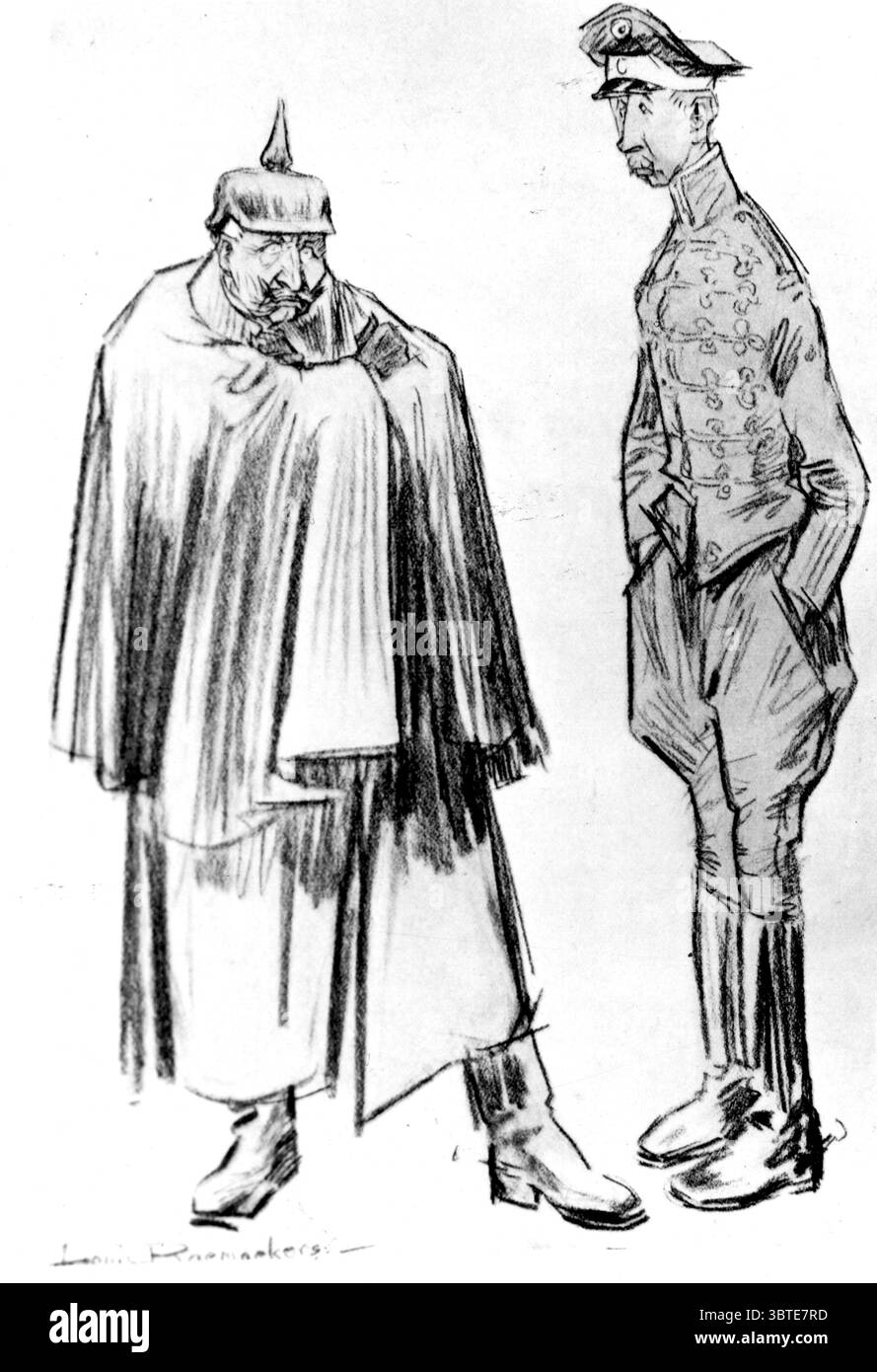 Ces horribles britanniques arrêtent même nos approvisionnements en caoutchouc par colis postal Banque D'Images