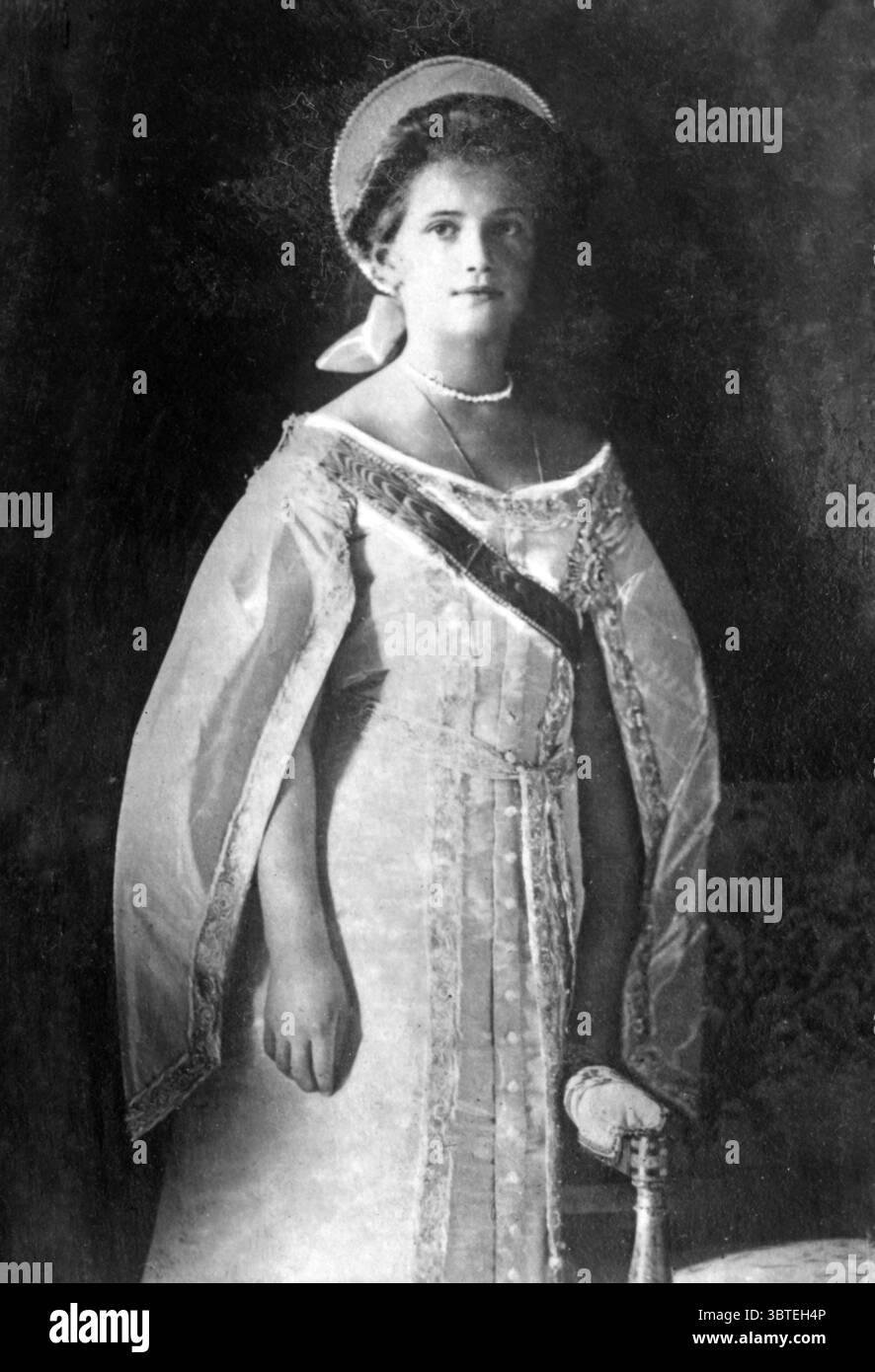 Marie Nicolaïevna - Grande-Duchesse Maria Nikolaïevna de Russie (Maria Nikolaïevna Romanova ; juin 26 [O.S. 14 juin] 1899 - juillet 17, 1918) (après 1900, l'anniversaire de Maria a été célébré le 27 juin) était la troisième fille de Nicolas II de Russie et Tsarine Alexandra Feodorovna. Son meurtre après la Révolution russe de 1917 a abouti à sa canonisation en tant que porteur de passion par l'Église orthodoxe russe. ©2007 TopFoto Banque D'Images