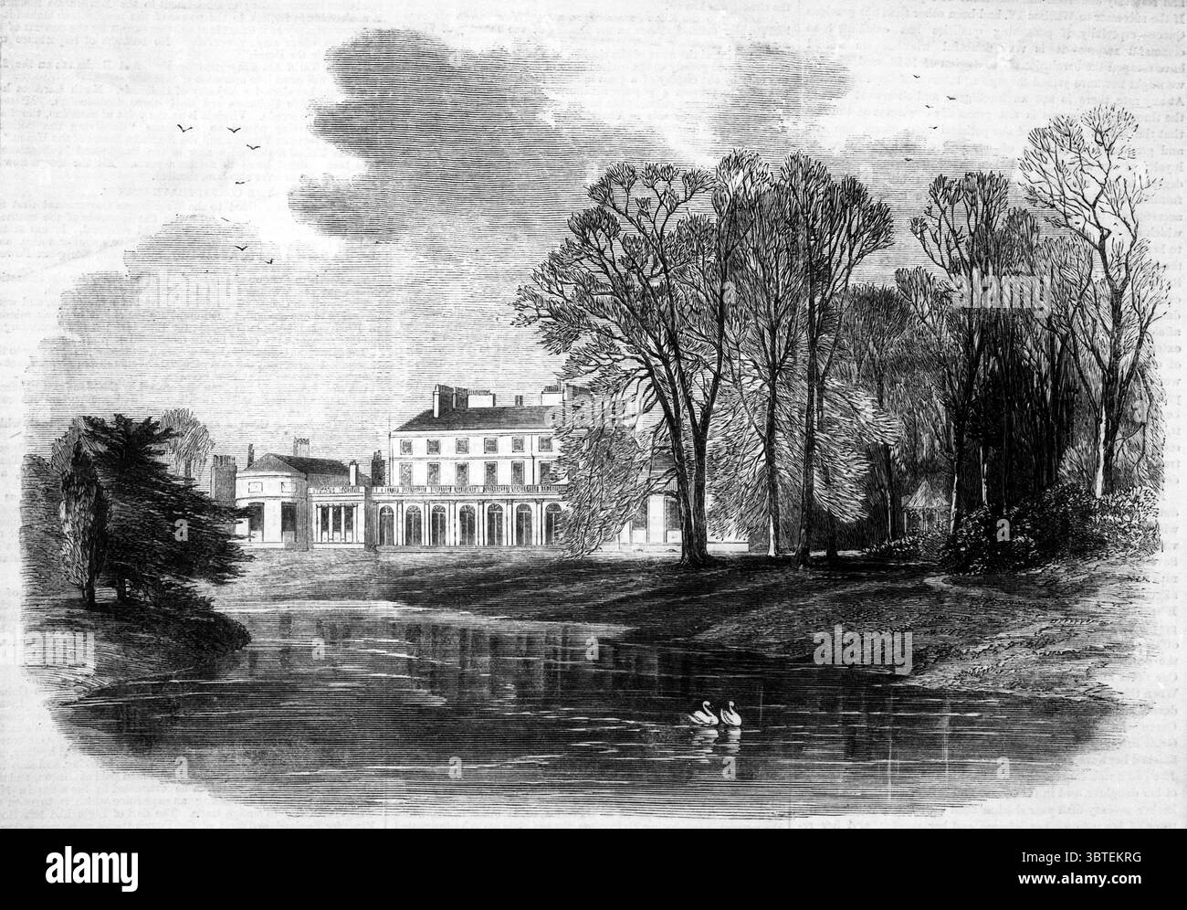 Frogmore House , près du château de Windsor , résidence de son Altesse Royale la duchesse de Kent . La duchesse y mourut en 1861 Banque D'Images