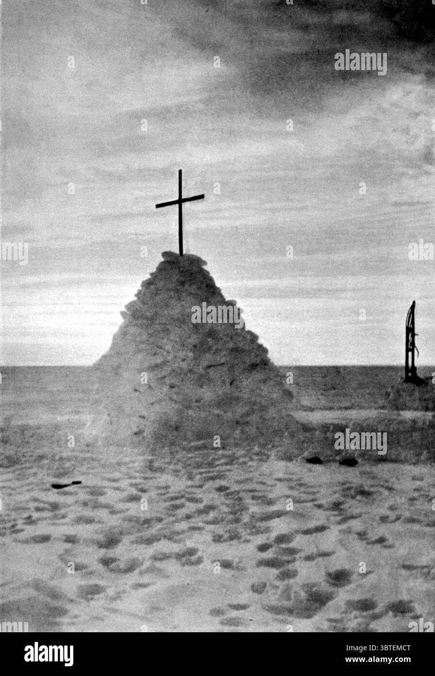 Tombe du capitaine Robert Scott. Scott, Robert Falcon Explorateur anglais de l'Antarctique  1868-1912 Banque D'Images