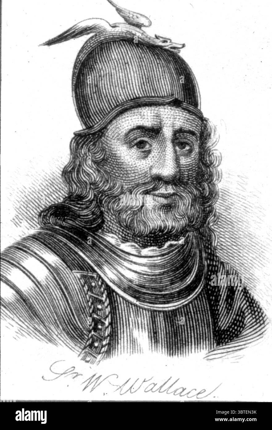Sir William Wallace 1300 Banque D'Images