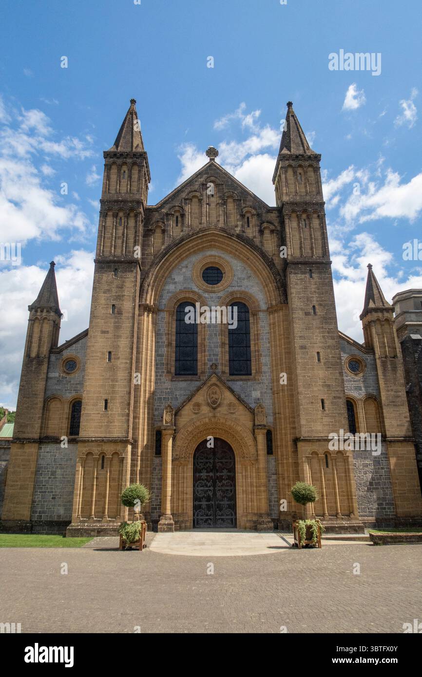 Abbaye de Buckfast, Buckfastleigh, Devon, maison d'une communauté de moines bénédictins, un ordre monastique de l'église catholique romaine.Monastère, Banque D'Images