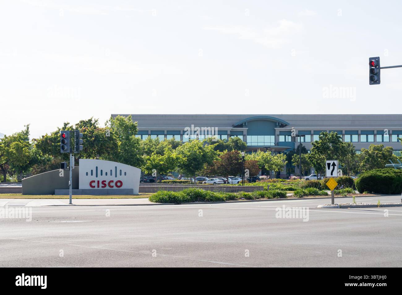 Siège social de Cisco à San Jose, Californie, États-Unis Banque D'Images