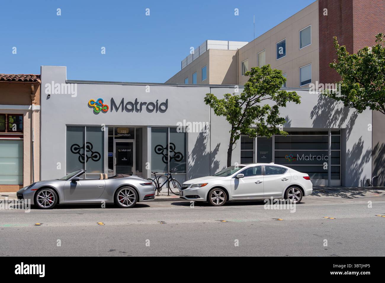 Bureau Medicaroid au 145 Rio Robles à San Jose, Californie, États-Unis. Banque D'Images