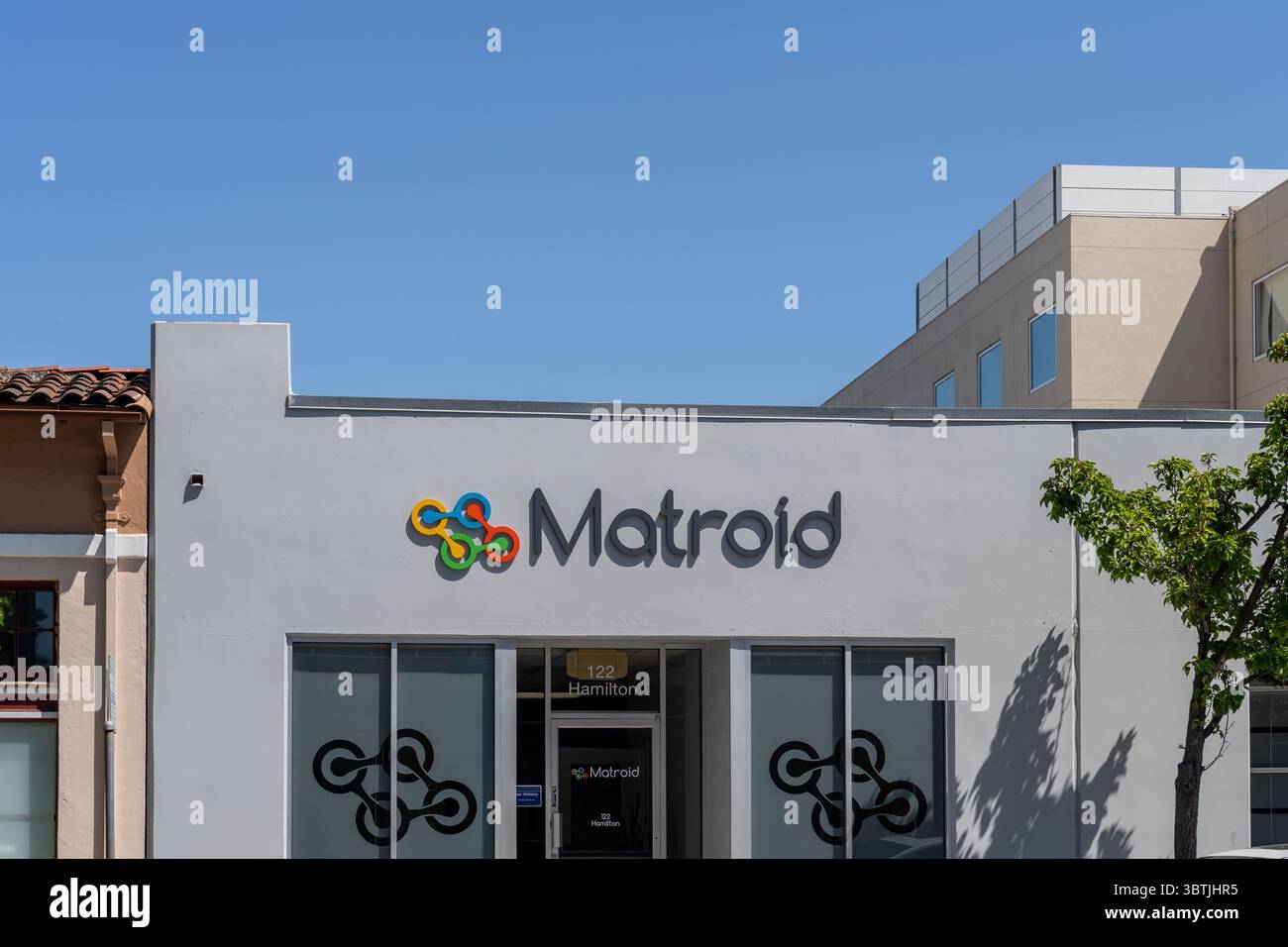 Bureau Medicaroid au 145 Rio Robles à San Jose, Californie, États-Unis. Banque D'Images