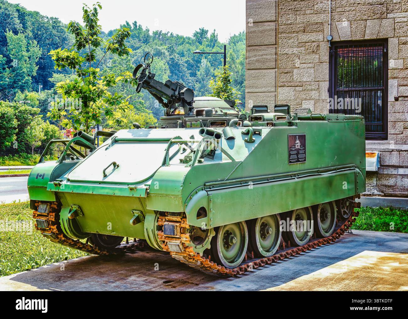 Véhicule militaire - côté lumineux Banque D'Images