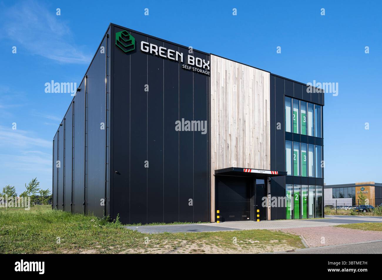 Centre de self-stockage Green Box à Middelburg, pays-Bas Banque D'Images