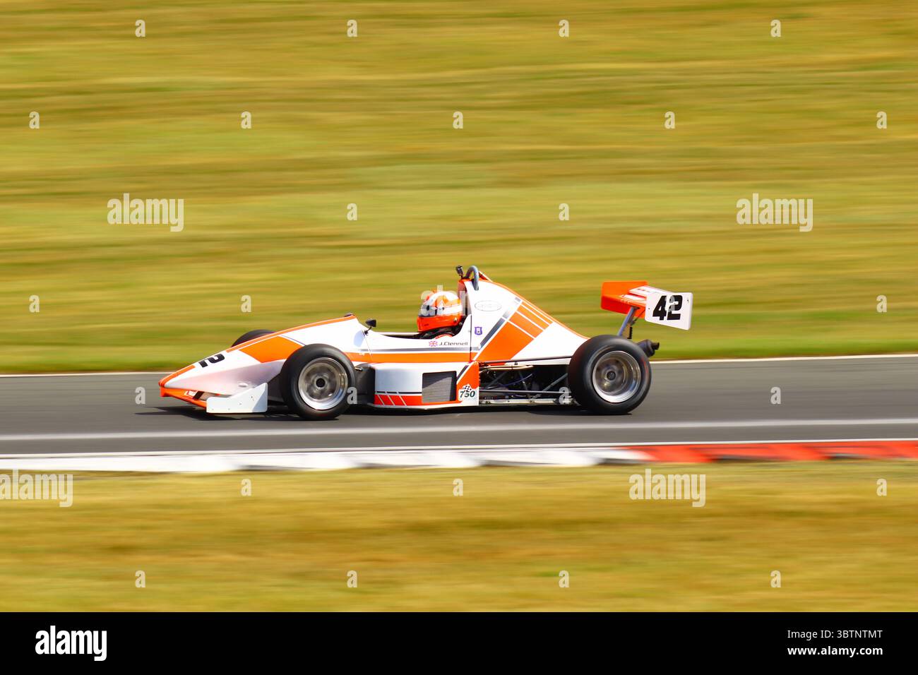 750 Motor Club à Cadwell Park Banque D'Images