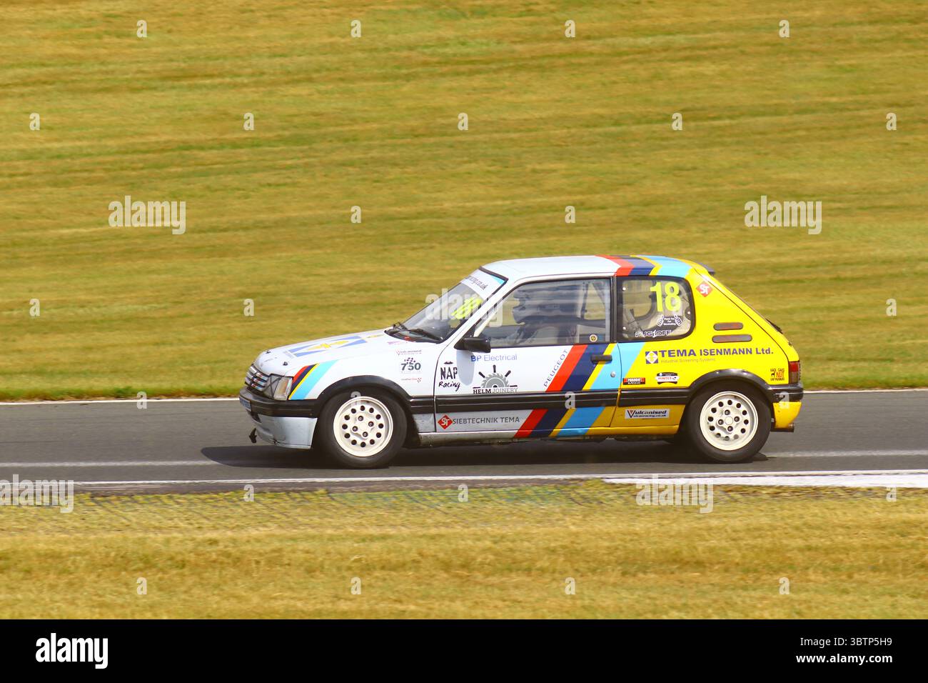 750 Motor Club à Cadwell Park Banque D'Images