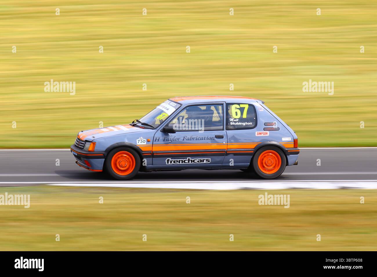 750 Motor Club à Cadwell Park Banque D'Images