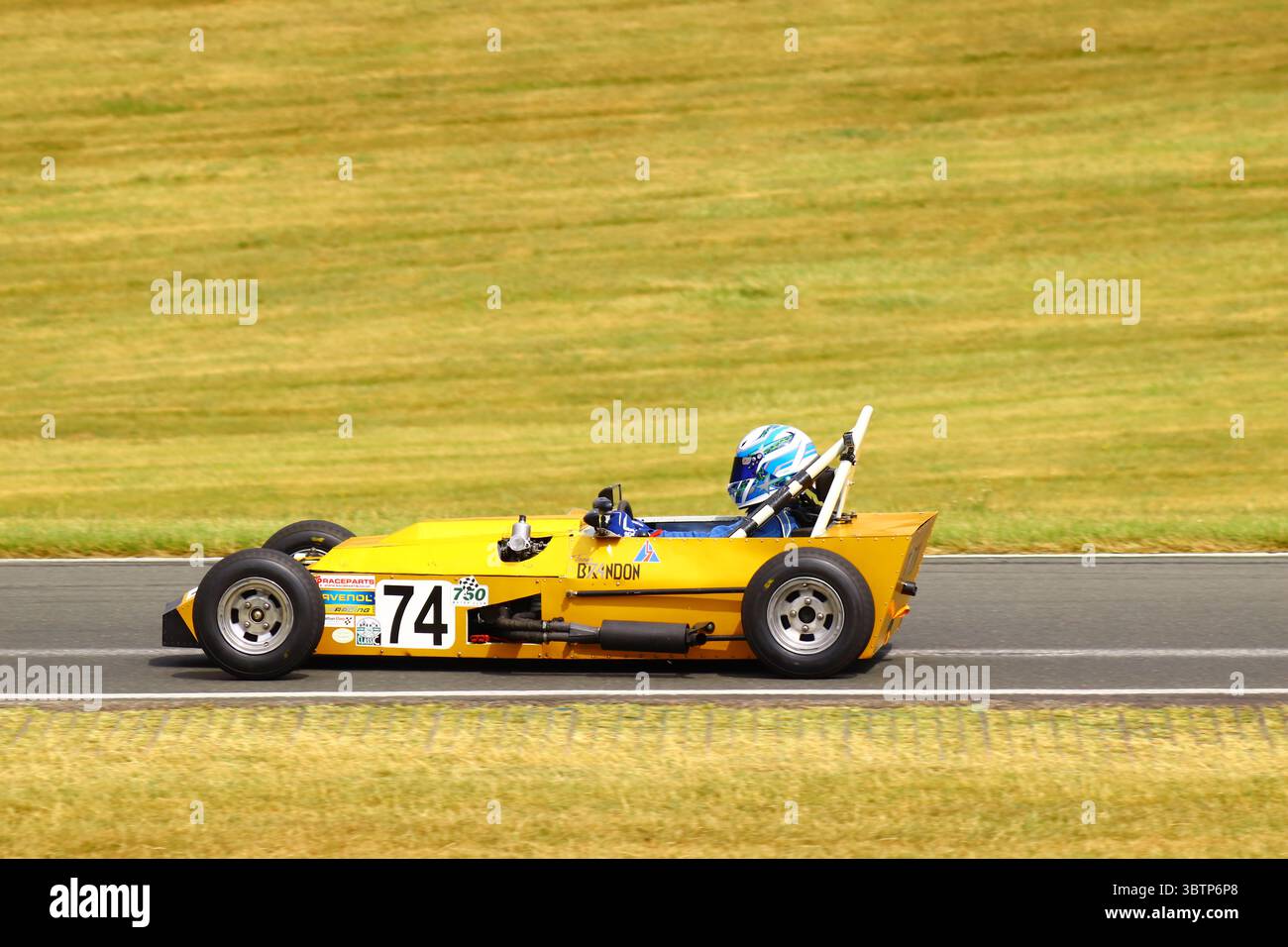 750 Motor Club à Cadwell Park Banque D'Images