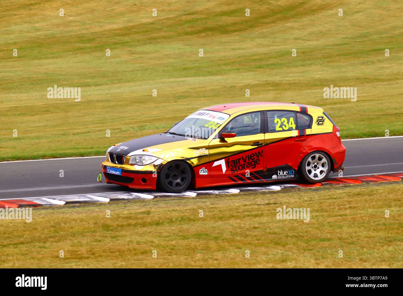 750 Motor Club à Cadwell Park Banque D'Images