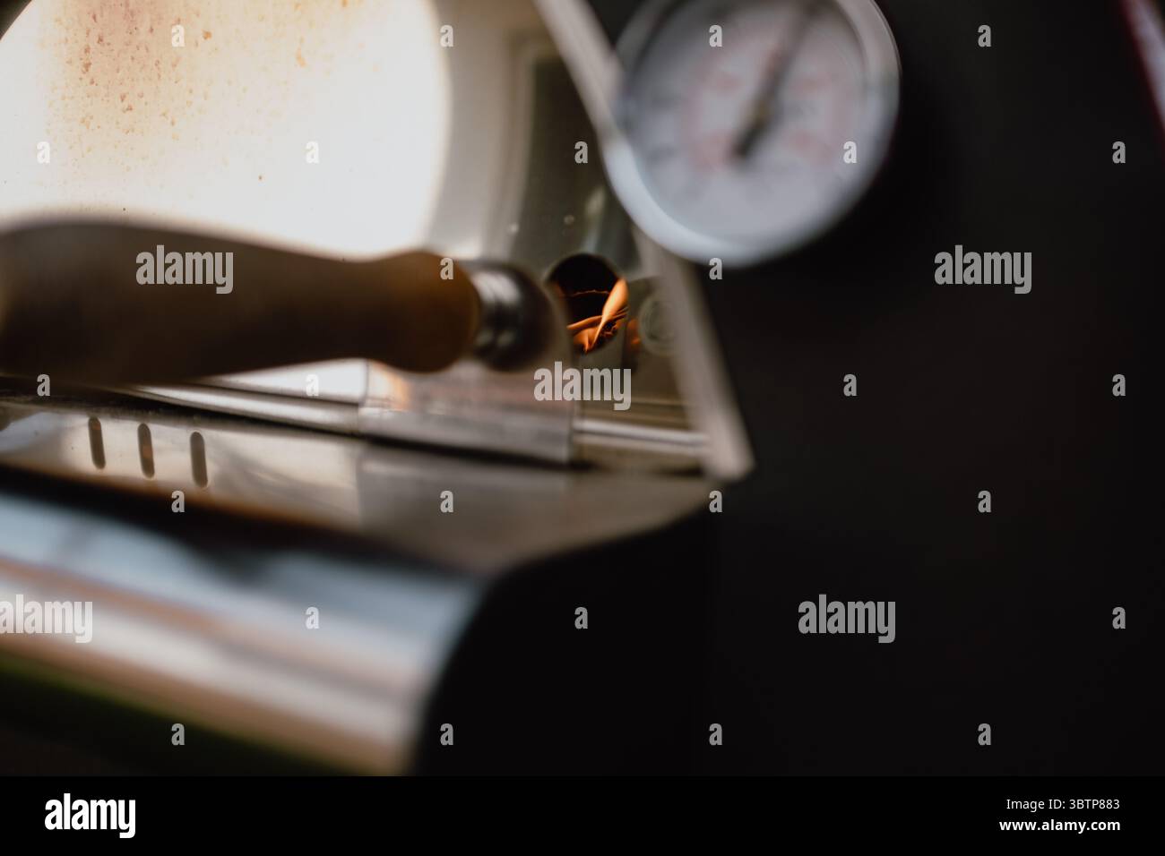 four à bois, cuisson de pizza Banque D'Images