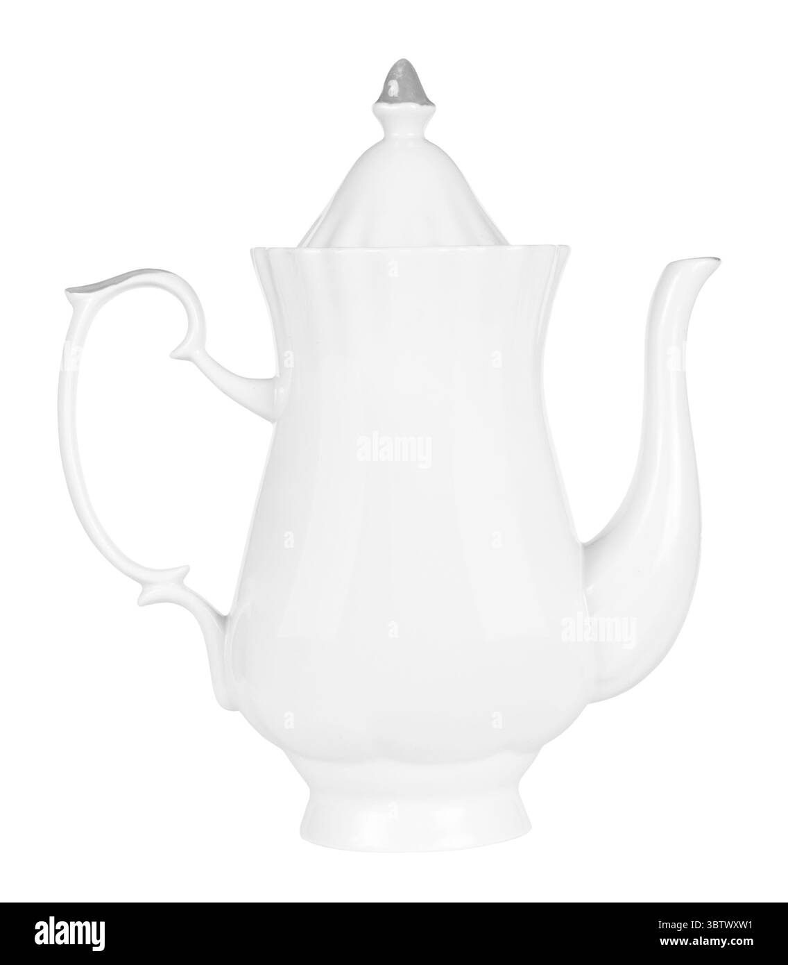 Verre isolé sur fond blanc Banque D'Images